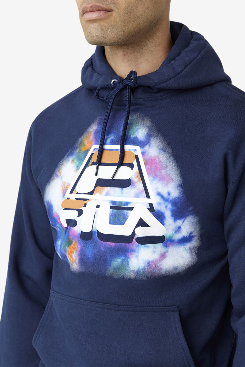 Fila Dracen Tie Dye Hoodie Blue | VBlY4HsQlS8