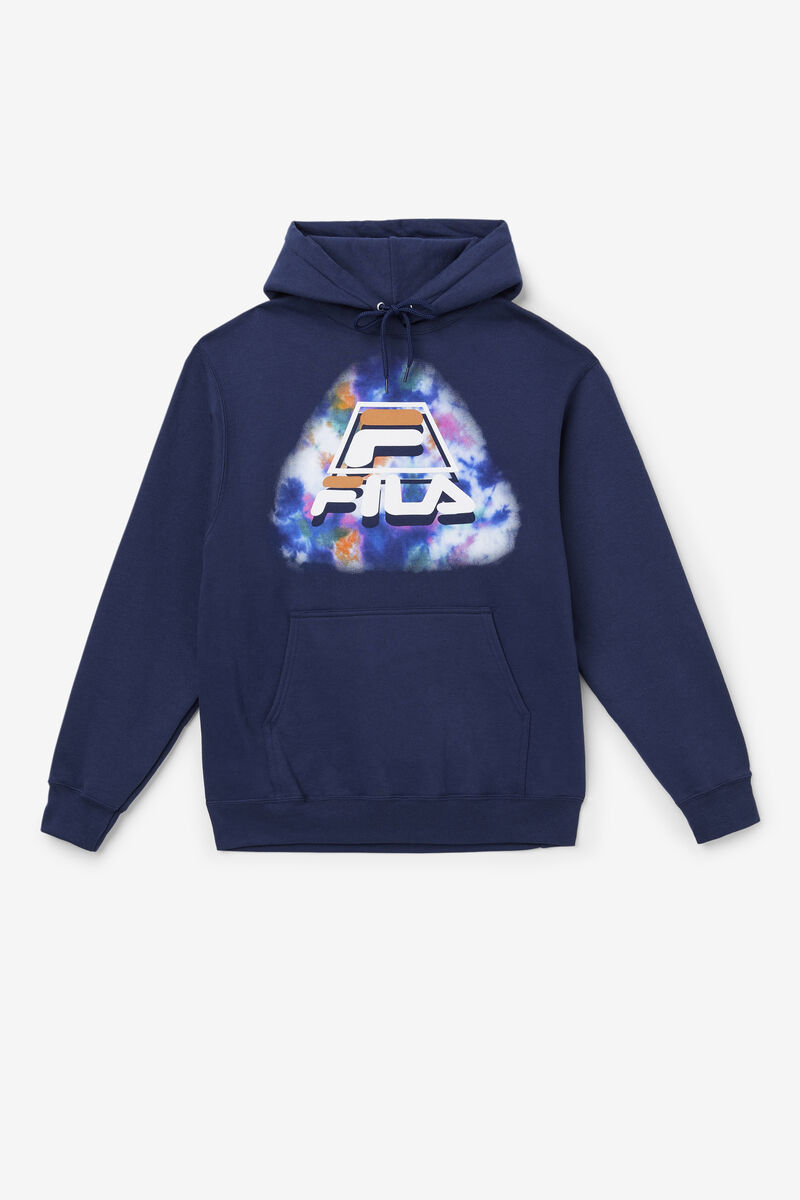 Fila Dracen Tie Dye Hoodie Blue | VBlY4HsQlS8