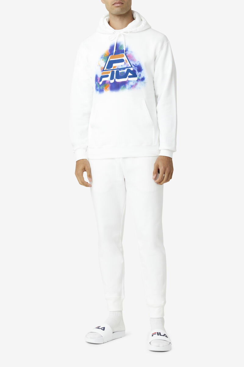 Fila Dracen Tie Dye Hoodie White | n6wgJq7cloK