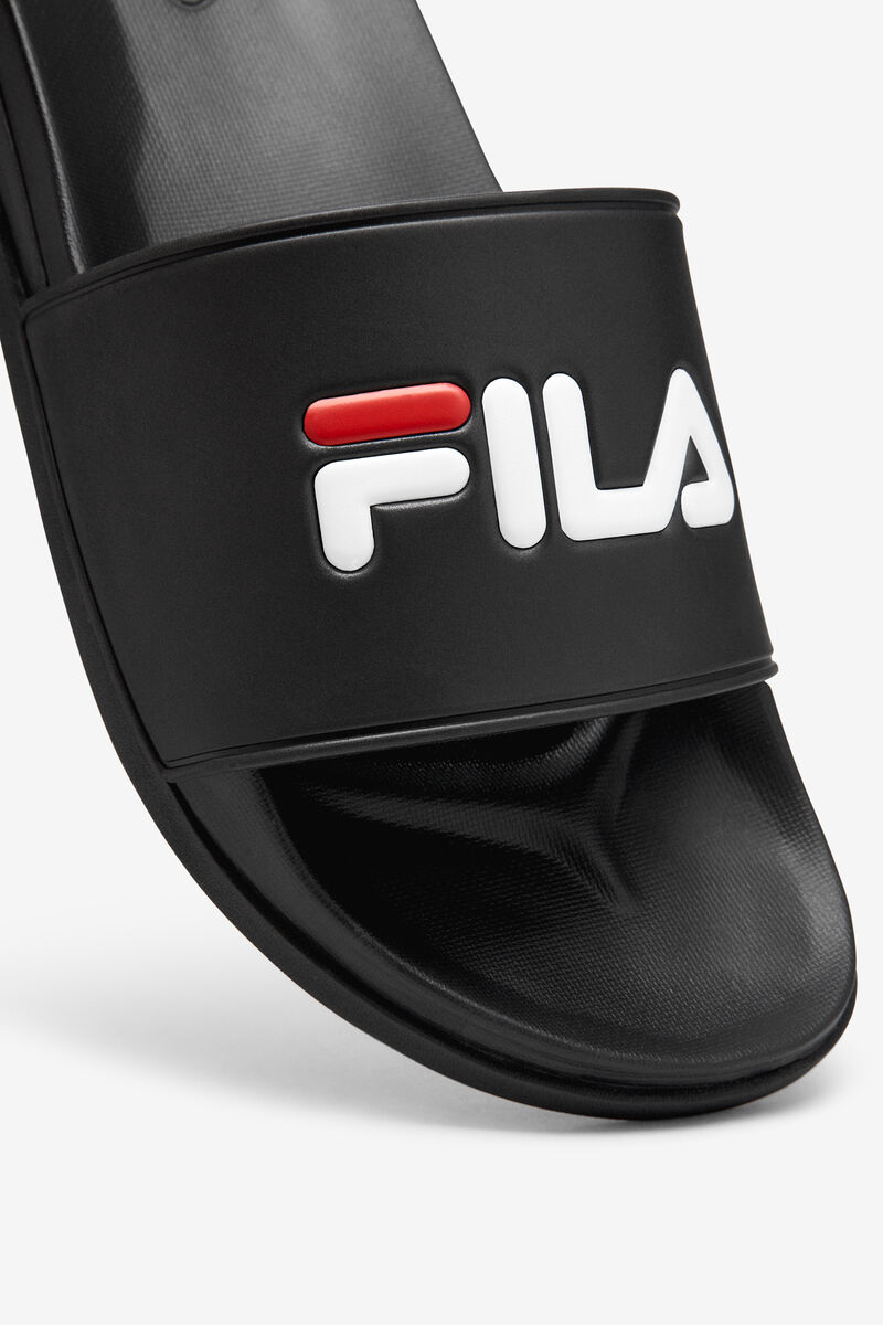 Fila Drifter Luxe Black / Red / White | IQ7JyvOErLb