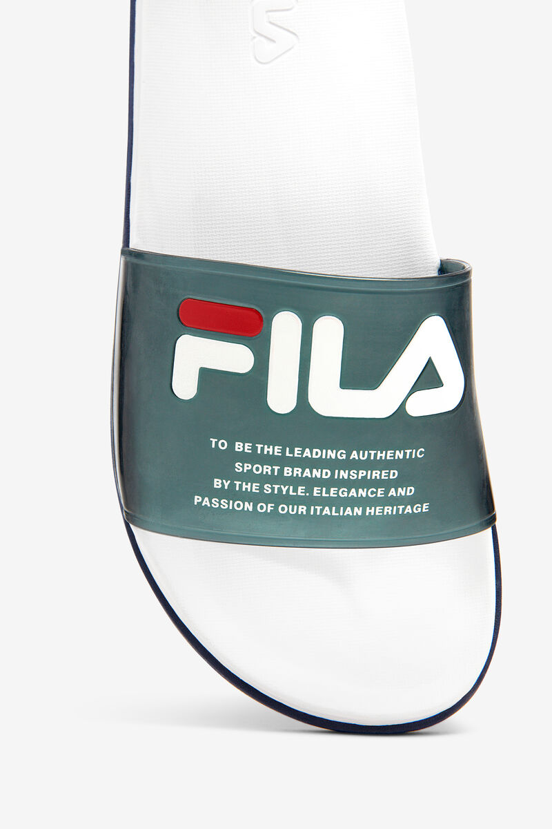 Fila Drifter Luxe Clear Navy / White / Navy | tZSBLyuNs2s