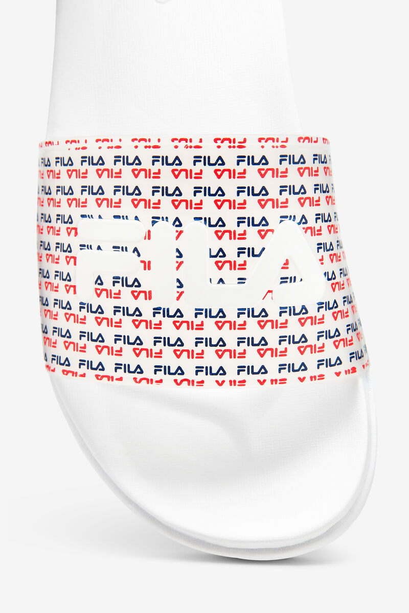 Fila Drifter Luxe Repeat White / Navy / Red | mrRjAu5sT7w