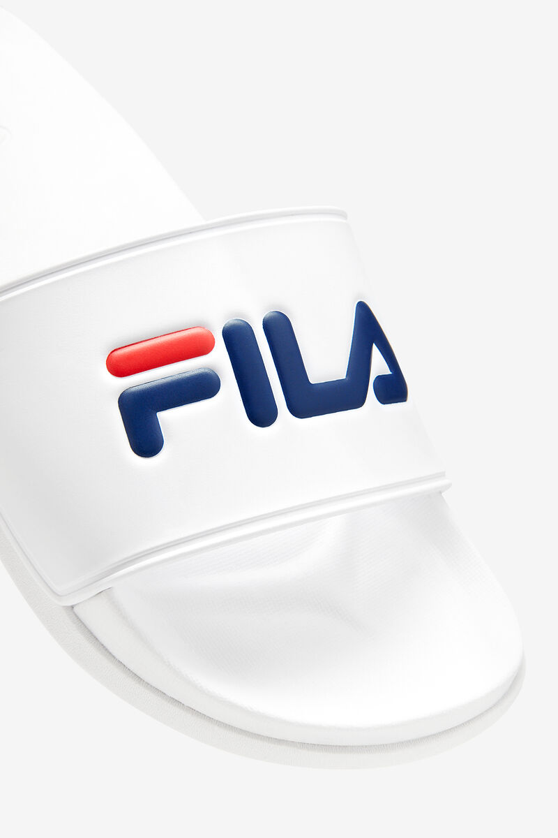 Fila Drifter Luxe White / Navy / Red | LQHJ4ZuOQX2