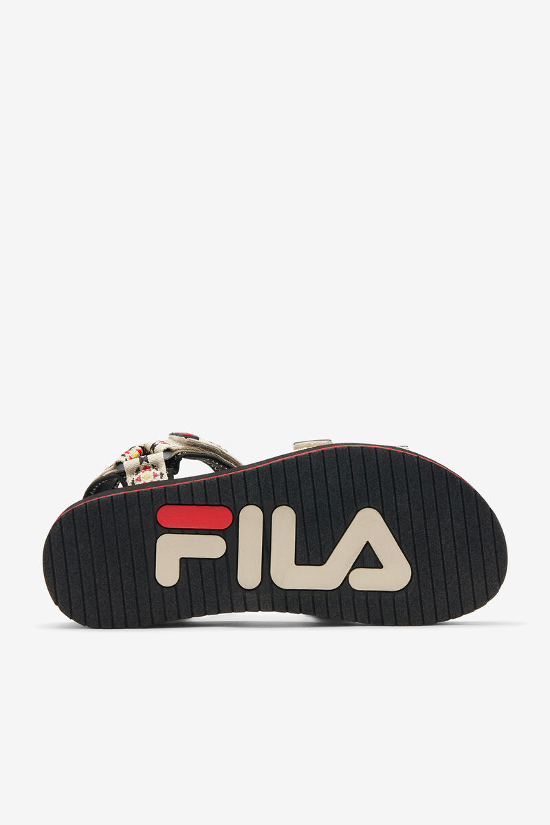 Fila Drifter Ts Cream / Black / Red | N5GslUVV9ZI