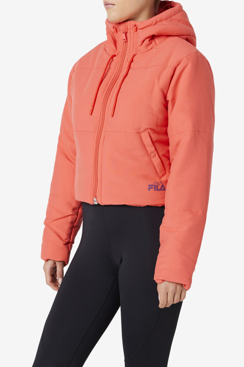 Fila Eden Puffer Jacket Pink | oUSxMmXIGbW