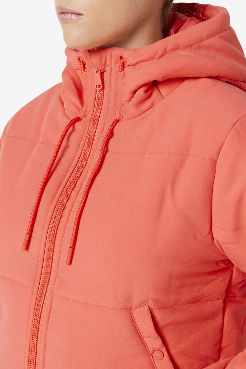 Fila Eden Puffer Jacket Pink | oUSxMmXIGbW