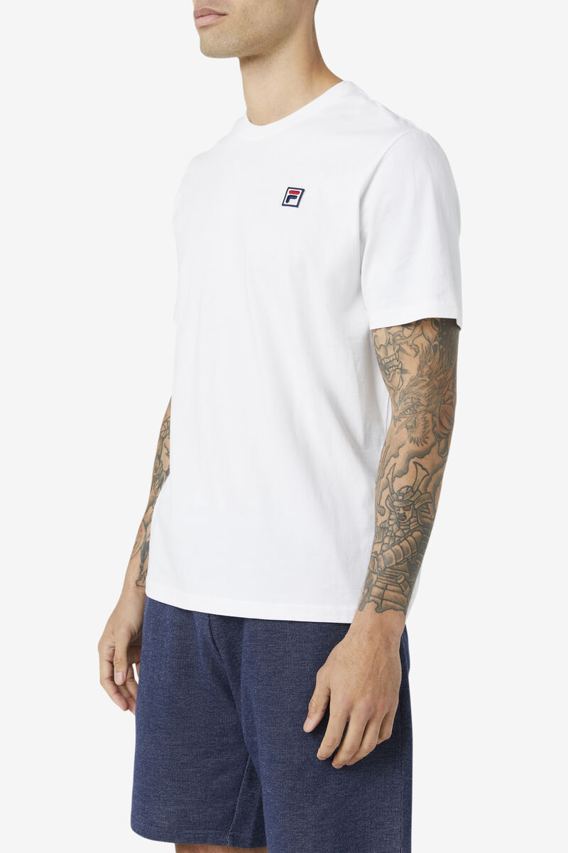 Fila Edgecumbe Short Sleeve White / Green | kfIZFzjdmbW