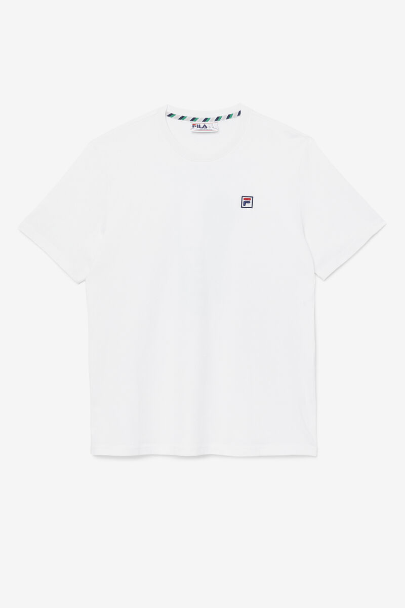 Fila Edgecumbe Short Sleeve White / Green | kfIZFzjdmbW