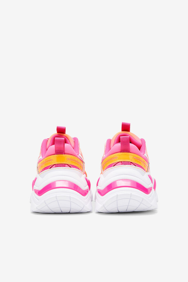 Fila Electrove 2 Stitch White / Pink / Orange | LIUOy47CpKY