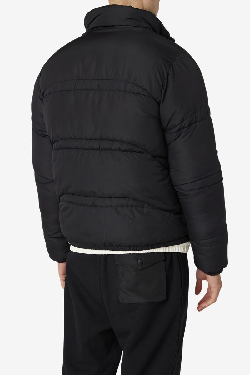 Fila Elias Puffer Jacket Black | 1EqMX8W4RGJ