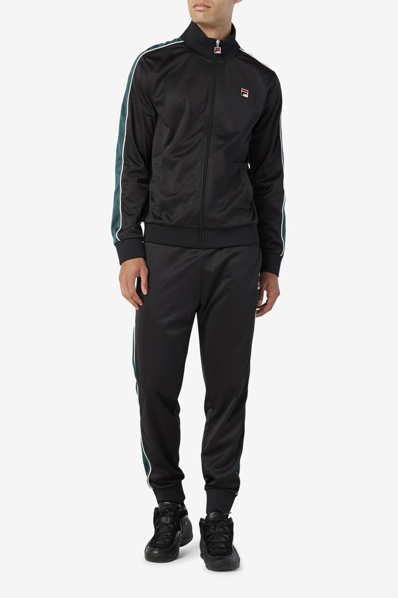 Fila Elijah Track Pant Black / White | shnWmw2IJG5