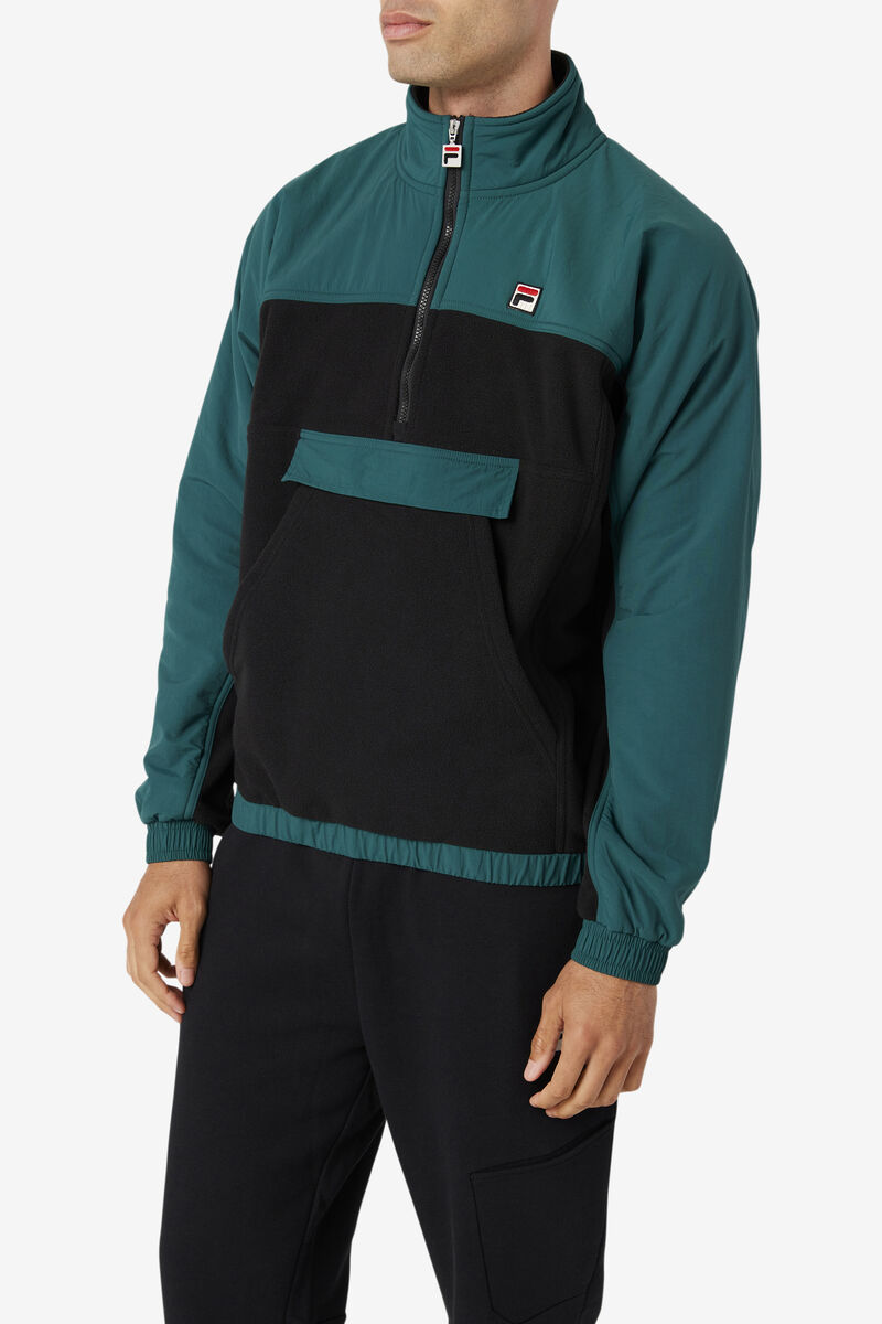 Fila Erick 1/2 Zip Pullover Black | UFrl2uKcmZR