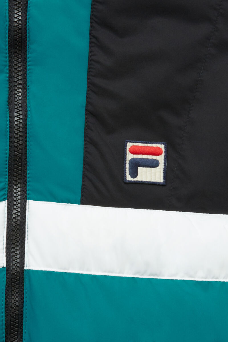 Fila Fausto Ski Jacket Black / Blue / White | NZQVJ11rLex