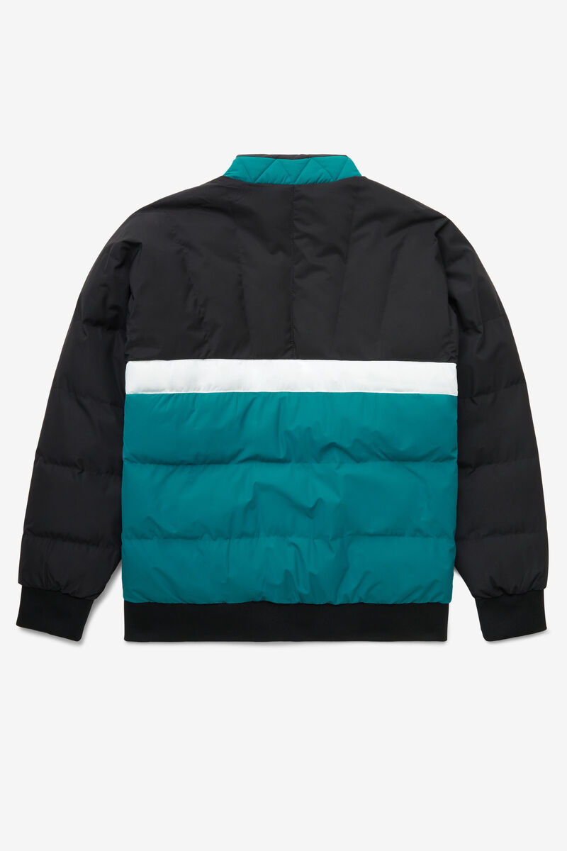 Fila Fausto Ski Jacket Black / Blue / White | NZQVJ11rLex