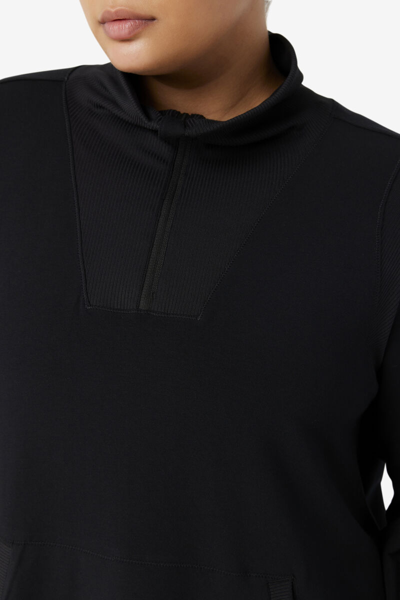 Fila Fi-lux Half Zip Black | KpnFyw9UVyF