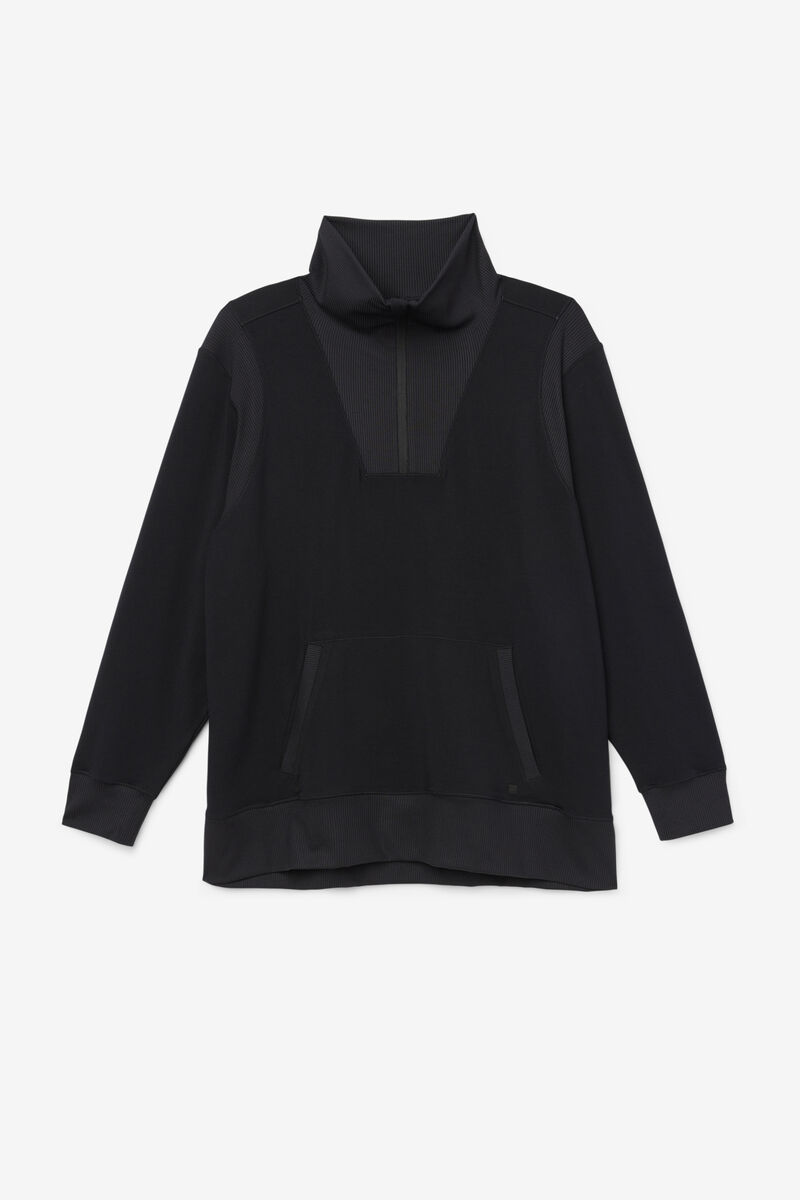 Fila Fi-lux Half Zip Black | KpnFyw9UVyF