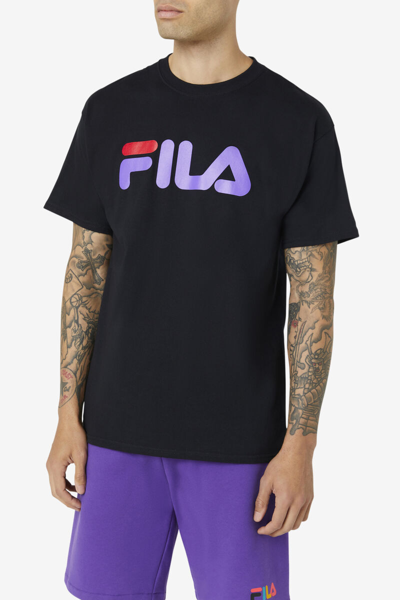 Fila Fila Logo Black / Purple / Red | 9mFnCdgHNzC