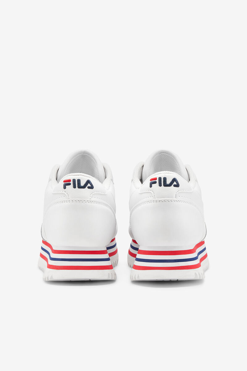 Fila Fila Orbit Stripe White / Navy / Red | WHjFXETAD1S