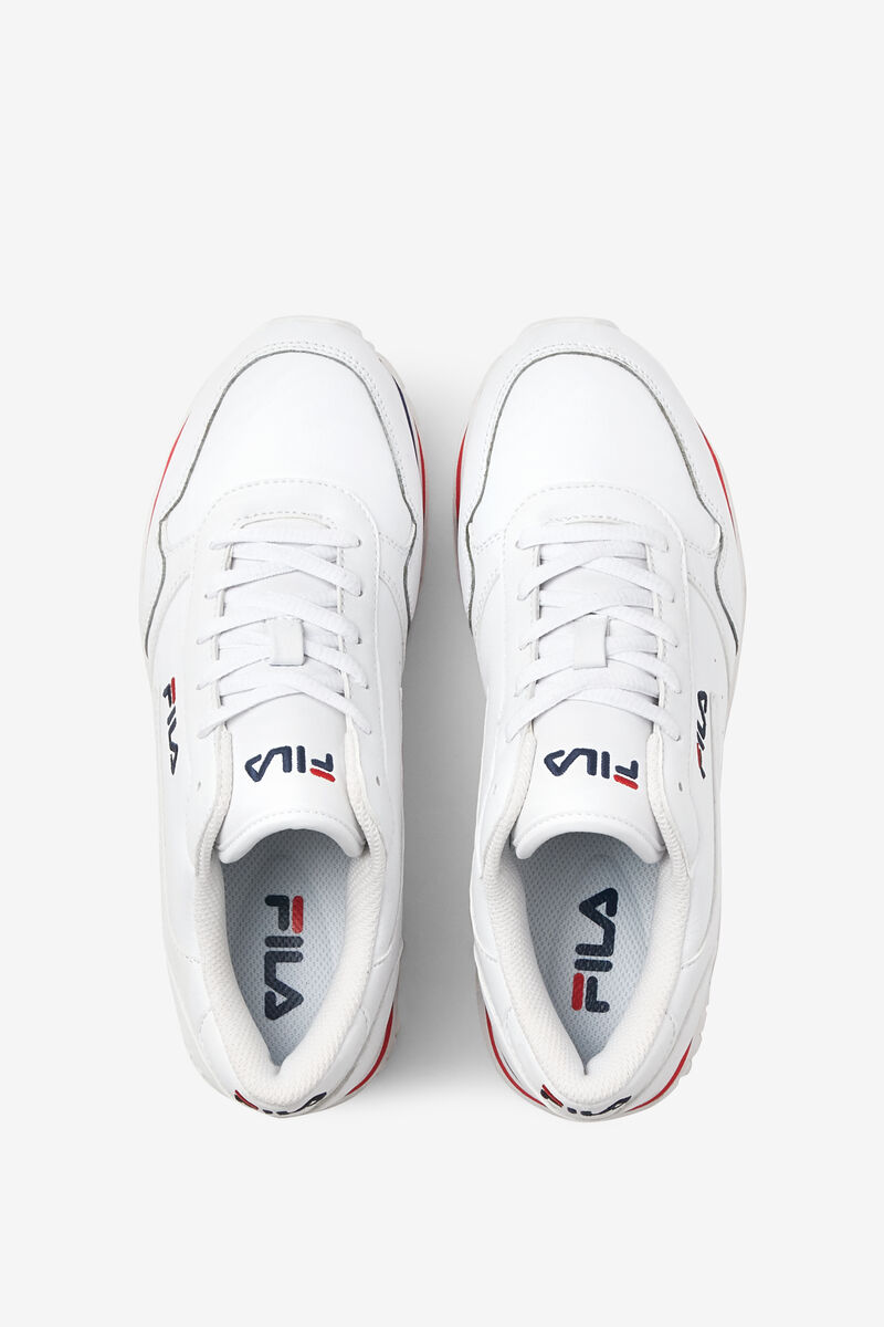 Fila Fila Orbit Stripe White / Navy / Red | WHjFXETAD1S