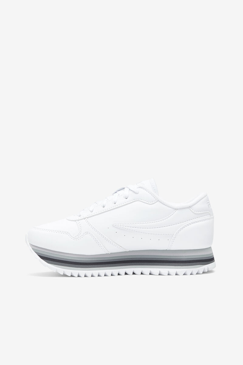 Fila Fila Orbit Stripe White / Silver | Q5MIUUxAInh