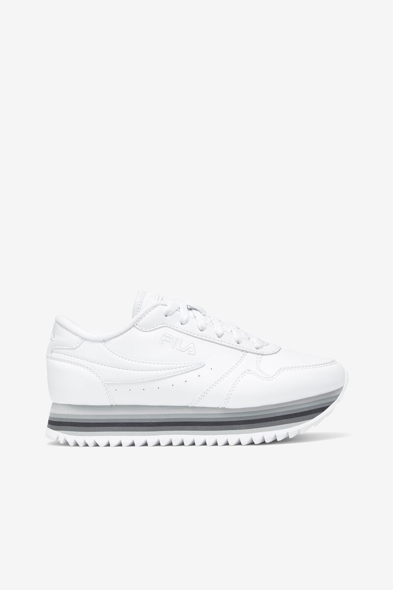 Fila Fila Orbit Stripe White / Silver | Q5MIUUxAInh