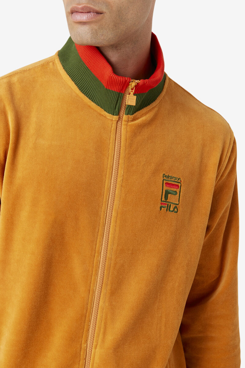 Fila Fila X Paterson Velour Jacket Orange | BiGGbdOBmwx