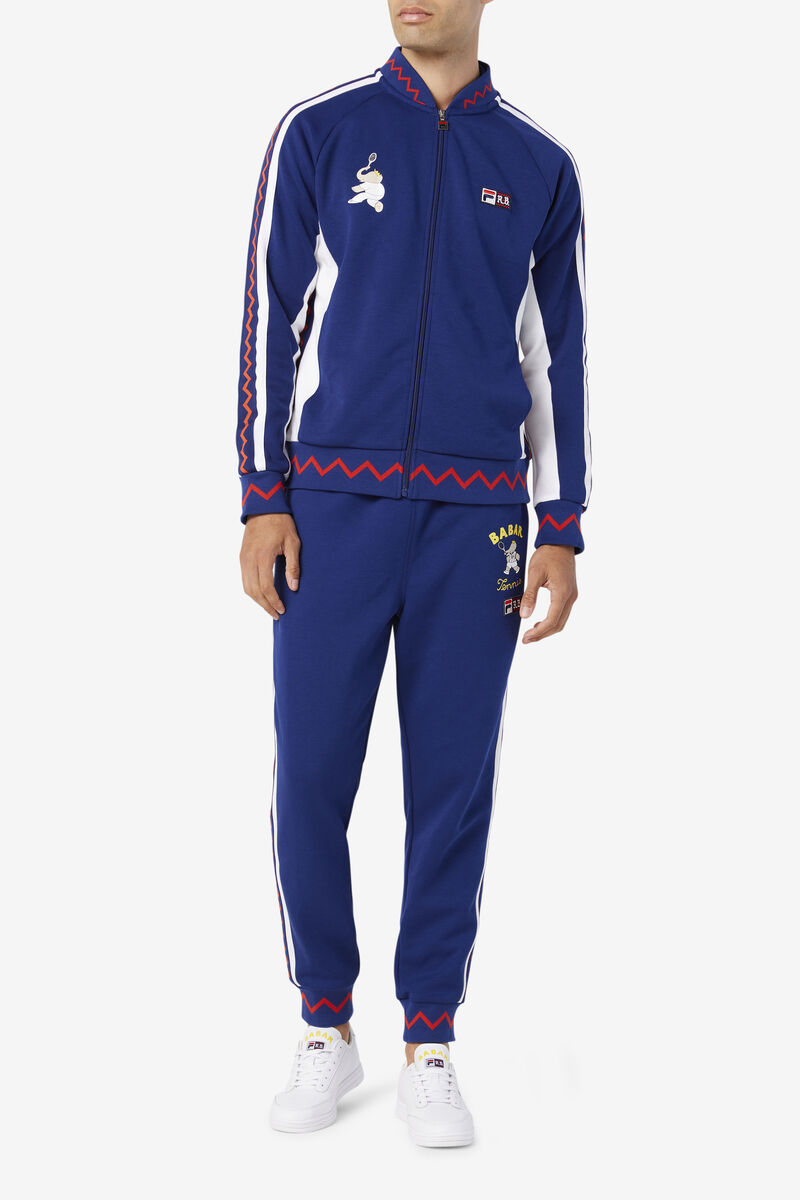 Fila Fila X Rb Babar Evertt Jogger Blue / White | p4zedRafJML