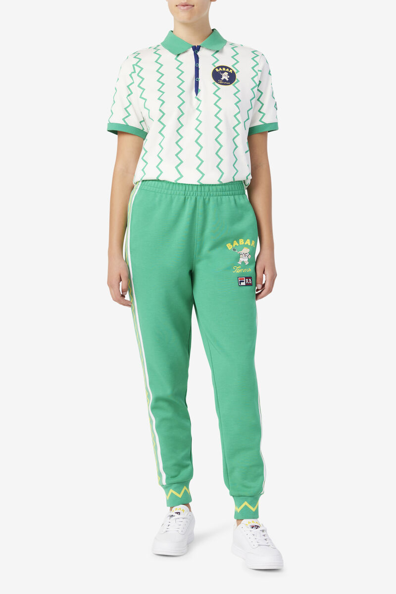 Fila Fila X Rb Babar Evertt Jogger Deep Mint / White | QMqIpxiLovS