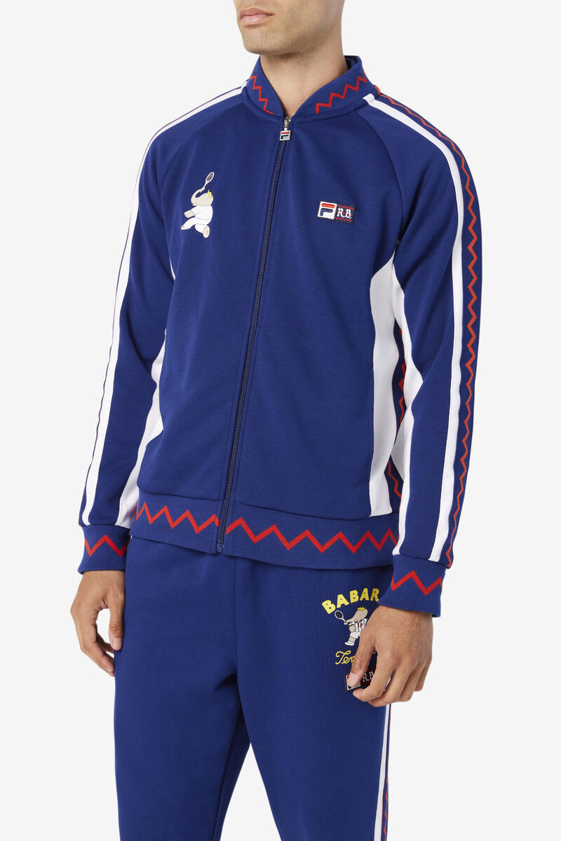 Fila Fila X Rb Babar Iggy Jacket Blue / White | 5USmIb2lbmy