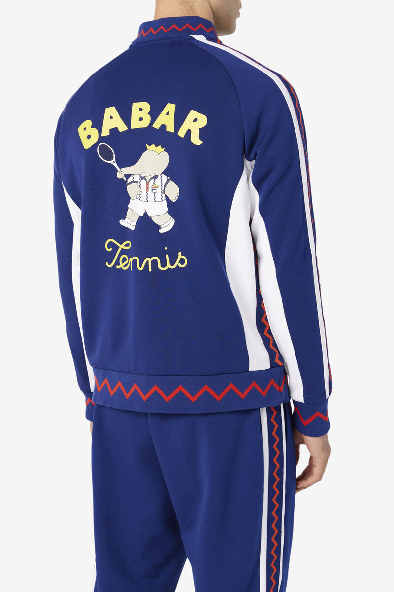 Fila Fila X Rb Babar Iggy Jacket Blue / White | 5USmIb2lbmy