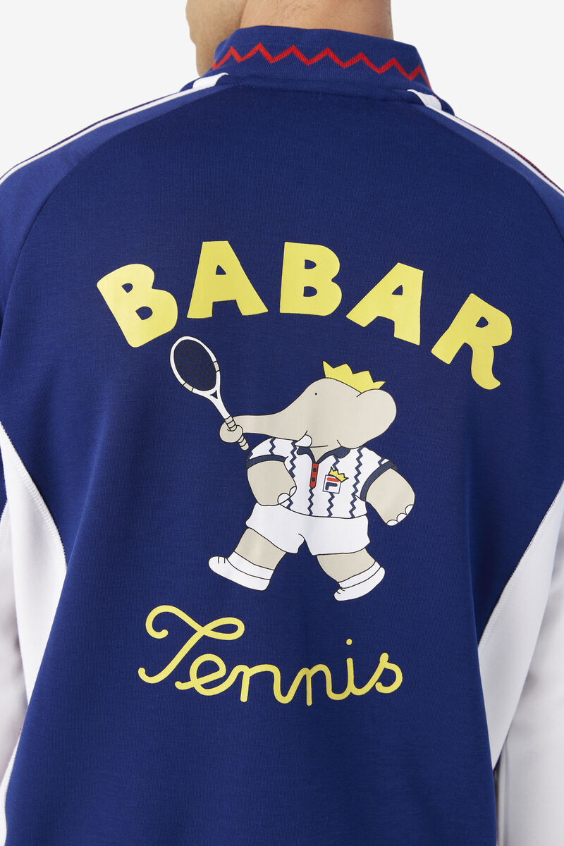 Fila Fila X Rb Babar Iggy Jacket Blue / White | 5USmIb2lbmy