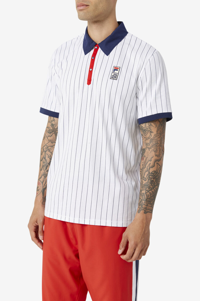 Fila Fila X The Museum Bb1 Polo White / Navy / Red | duaMAQc4v9l