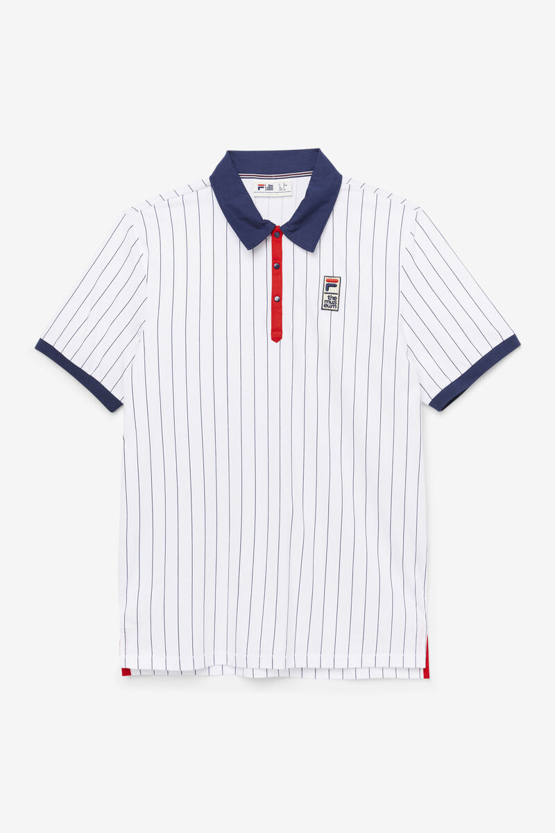 Fila Fila X The Museum Bb1 Polo White / Navy / Red | duaMAQc4v9l