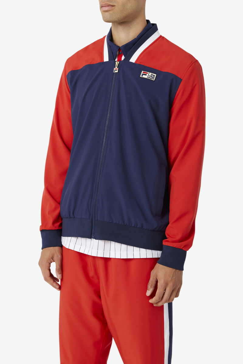 Fila Fila X The Museum Track Jacket Navy / Red / White | 53HCNS6Payv