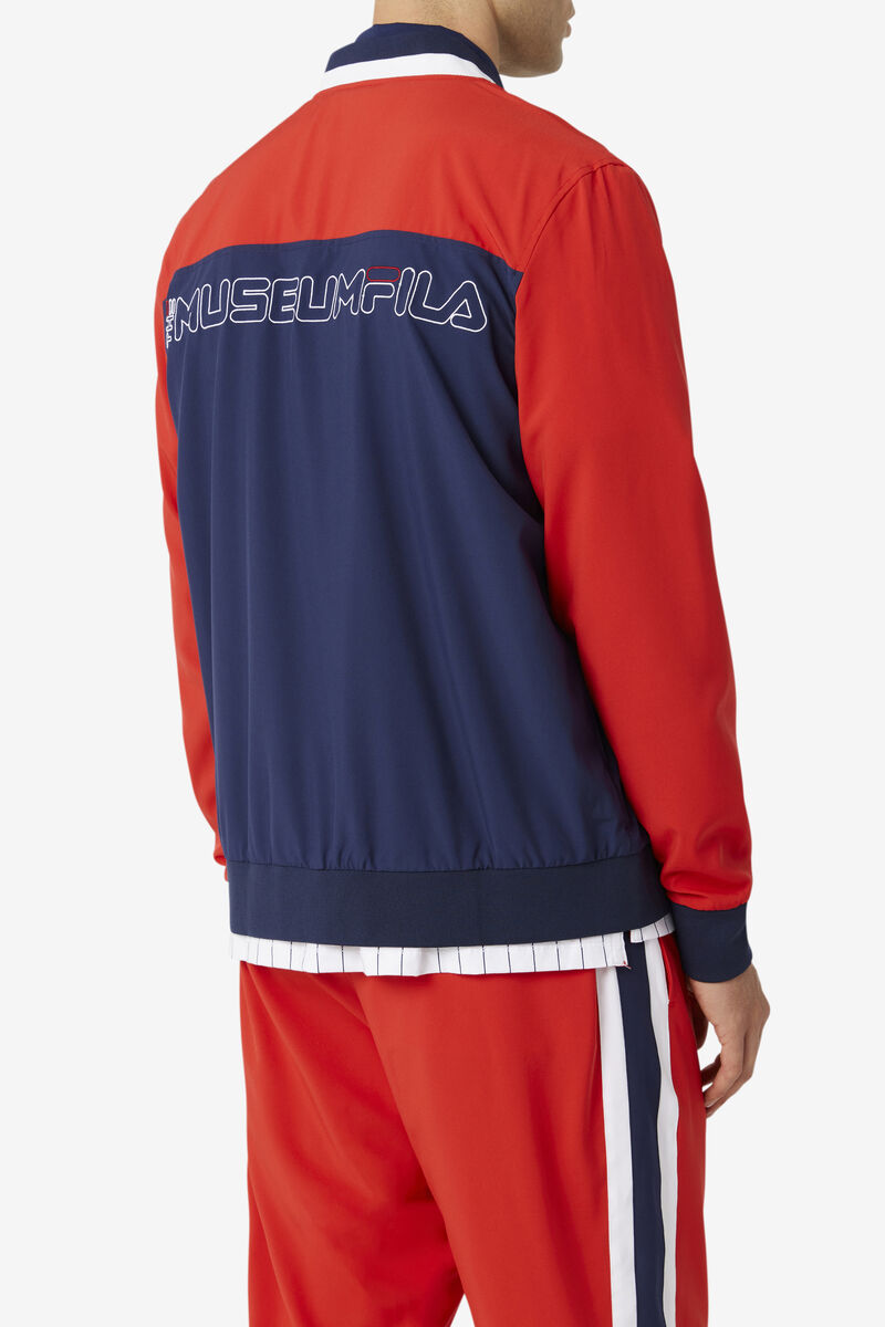 Fila Fila X The Museum Track Jacket Navy / Red / White | 53HCNS6Payv