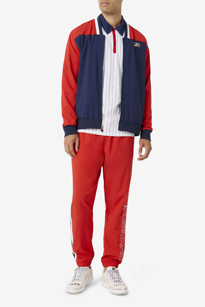 Fila Fila X The Museum Track Jacket Navy / Red / White | 53HCNS6Payv