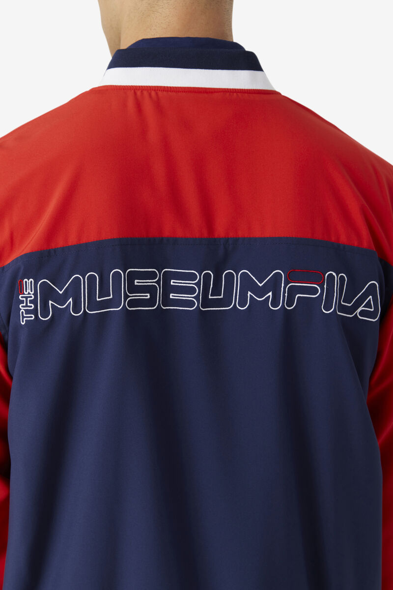 Fila Fila X The Museum Track Jacket Navy / Red / White | 53HCNS6Payv