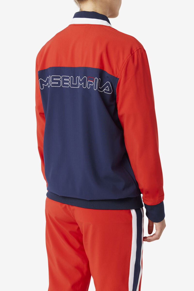 Fila Fila X The Museum Track Jacket Navy / Red / White | 53HCNS6Payv