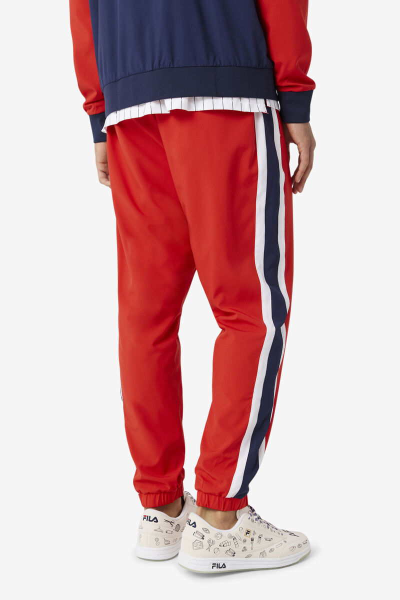 Fila Fila X The Museum Track Pant Red / Navy / White | CXFIFP954TR