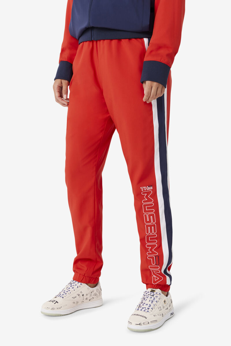 Fila Fila X The Museum Track Pant Red / Navy / White | CXFIFP954TR