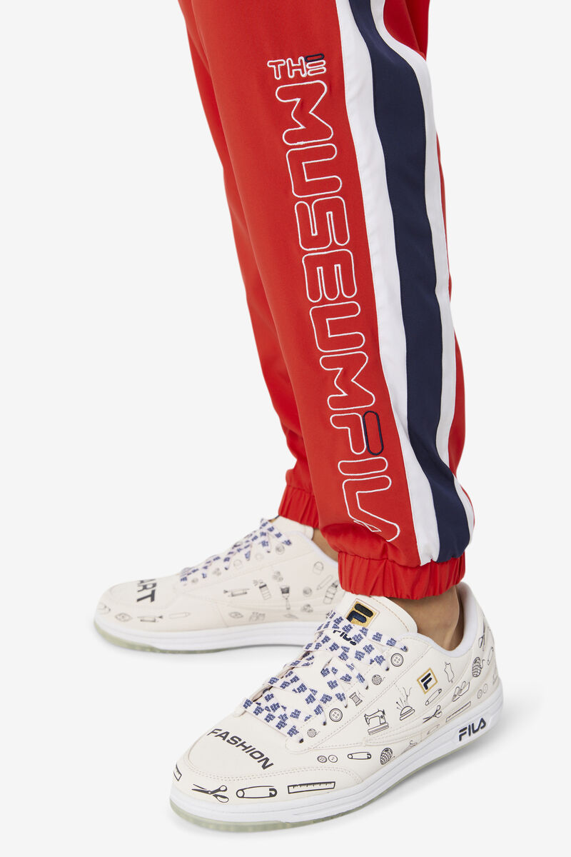 Fila Fila X The Museum Track Pant Red / Navy / White | rVOeHPAs82z