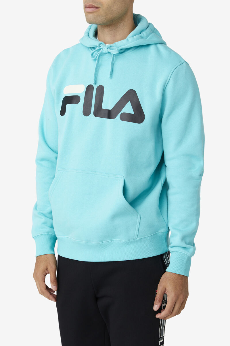 Fila Flori Hoodie Blue Turquoise / Black | E7kCRGTkPbY