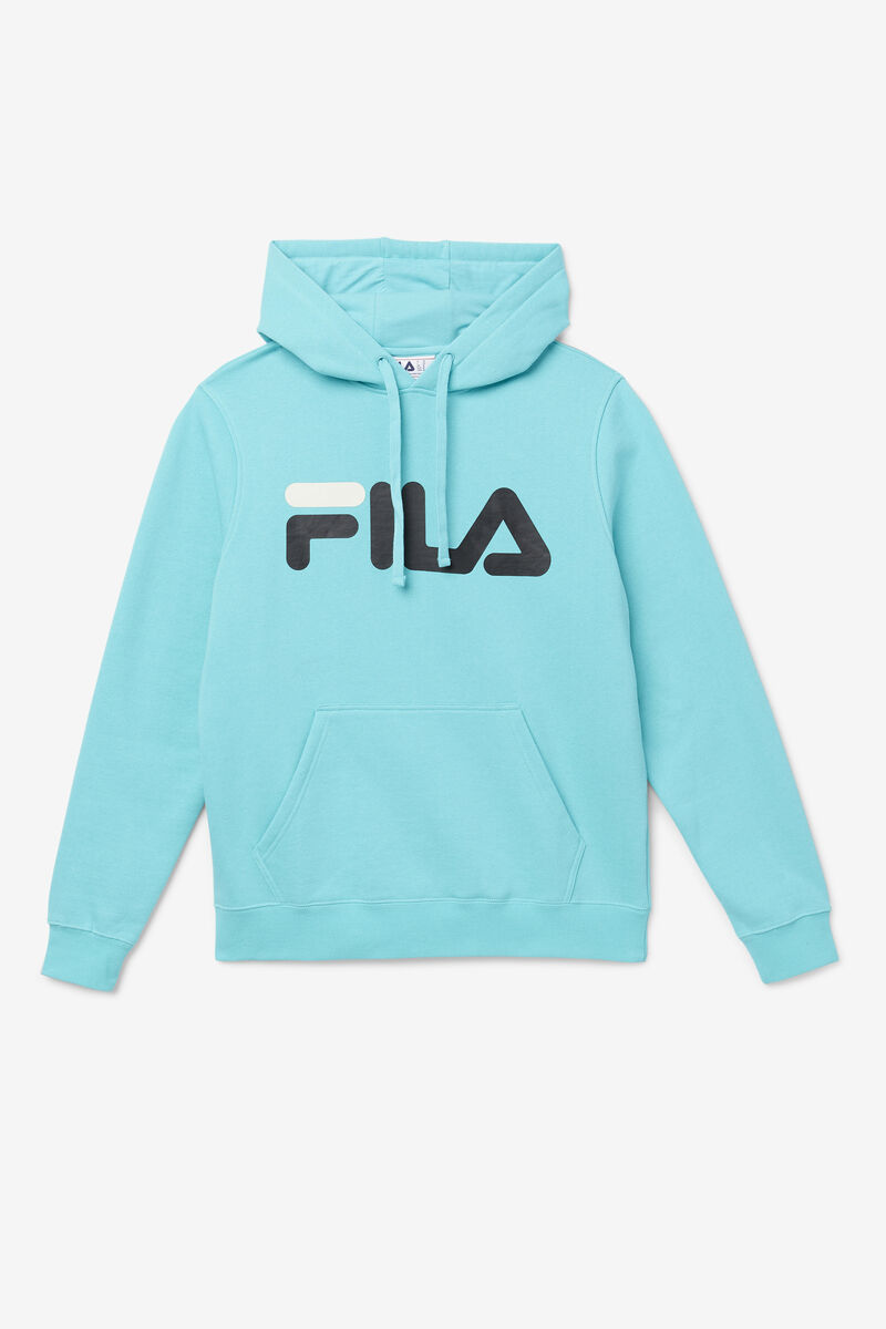 Fila Flori Hoodie Blue Turquoise / Black | E7kCRGTkPbY