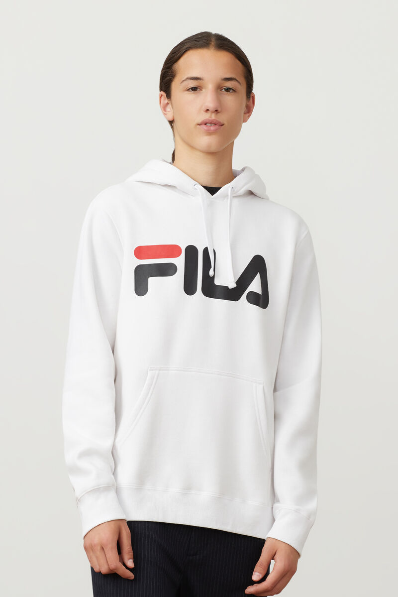 Fila Flori Hoodie White / Red / Black | 3QbAiSqiMIp