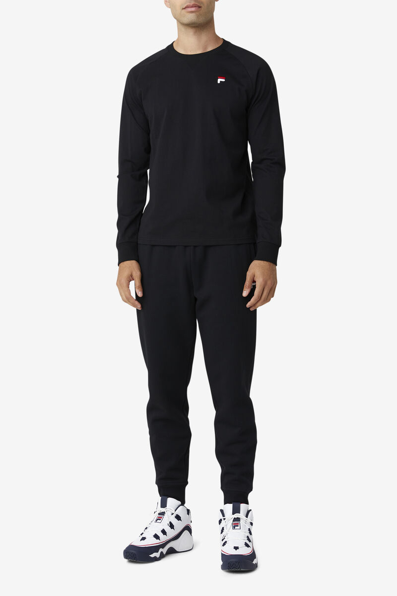 Fila Flynn Long Sleeve Black | VQzexlrnchv