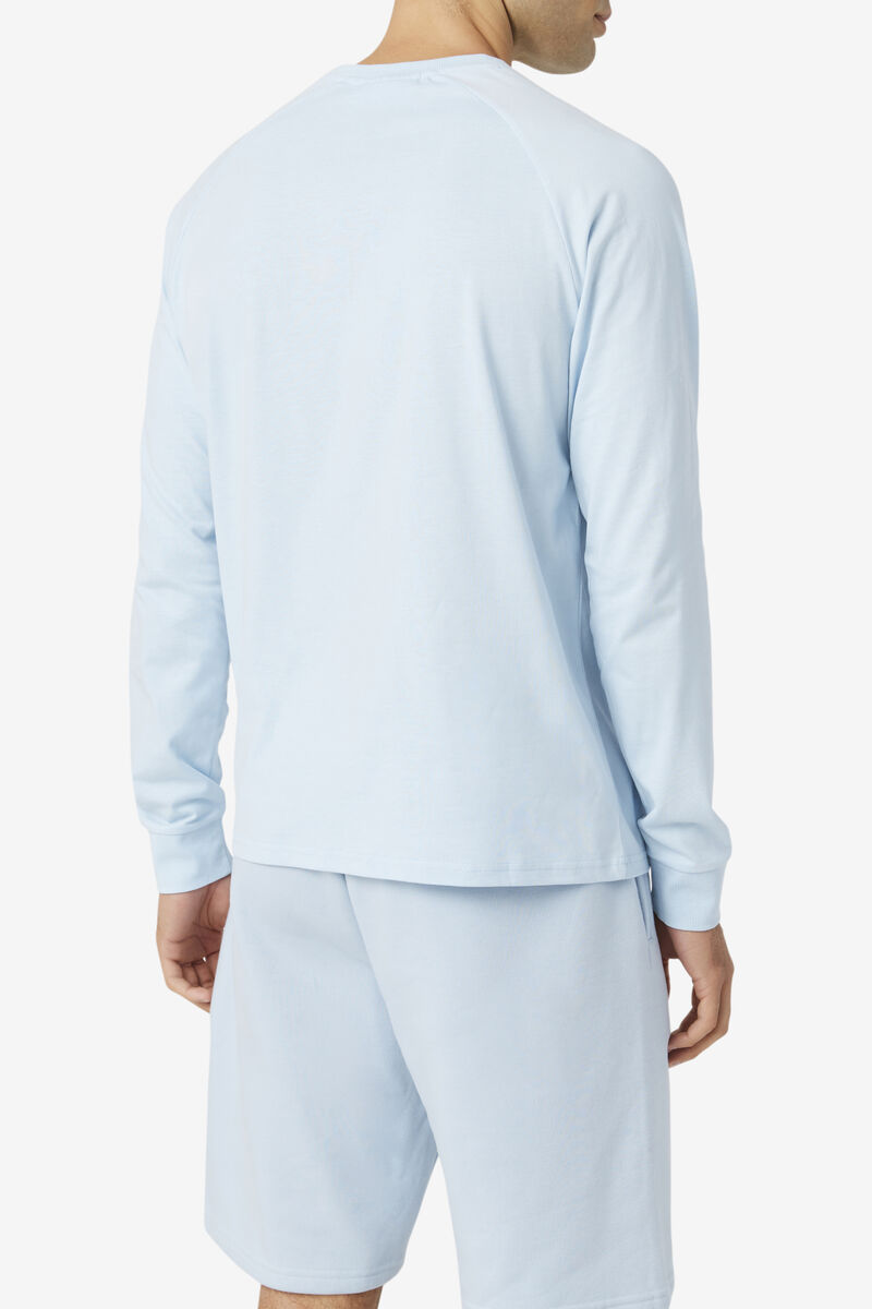 Fila Flynn Long Sleeve Light Blue | 3nkWNz5R74L