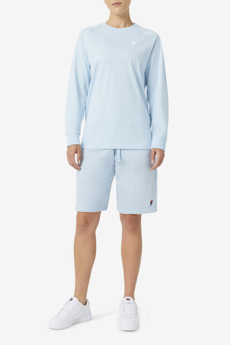 Fila Flynn Long Sleeve Light Blue | 3nkWNz5R74L