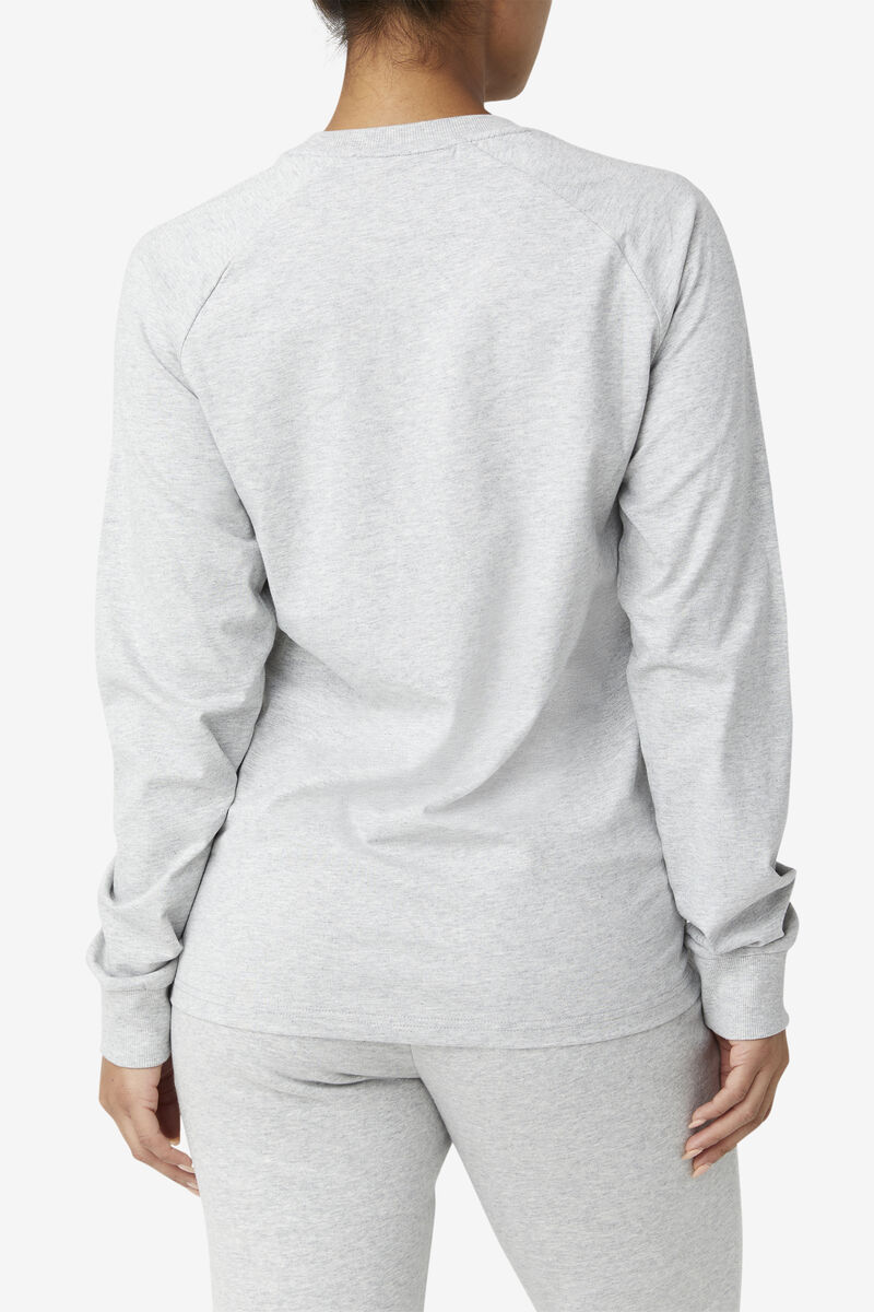 Fila Flynn Long Sleeve Light Grey | 9OJlXkW4F6K