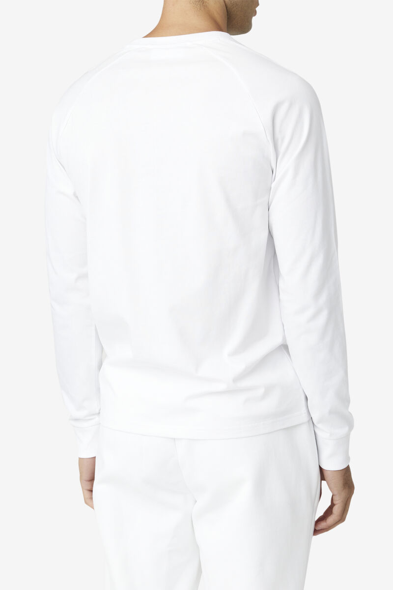 Fila Flynn Long Sleeve White | ongag2ZToIq