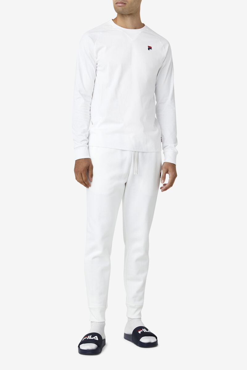 Fila Flynn Long Sleeve White | ongag2ZToIq